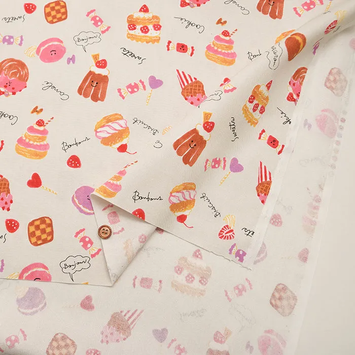 Cotton Oxford Fabric - Sweets