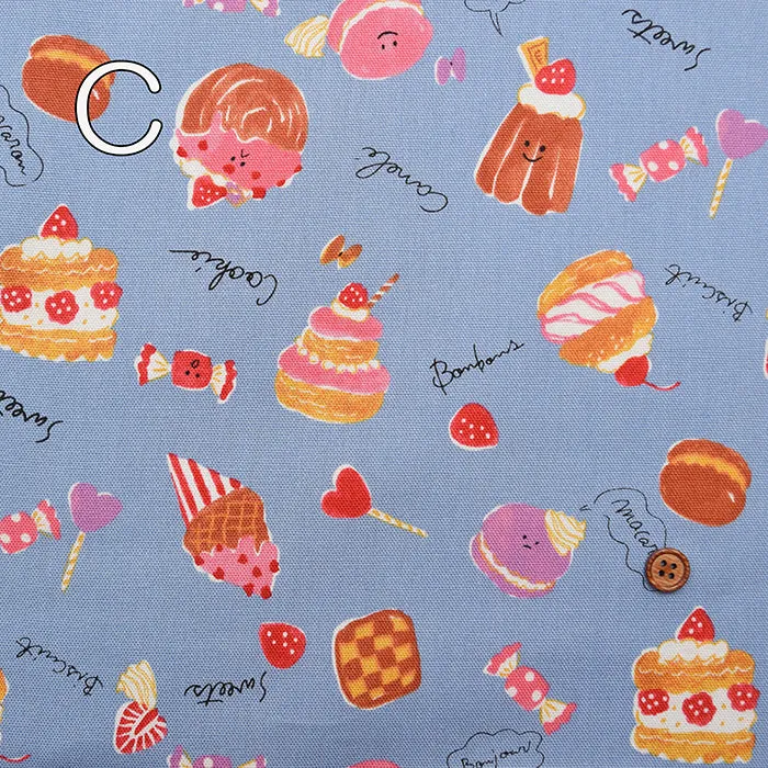 Cotton Oxford Fabric - Sweets