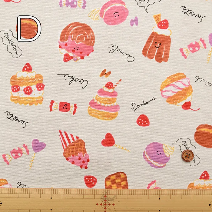 Cotton Oxford Fabric - Sweets