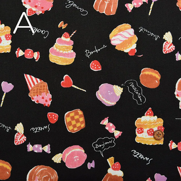 Cotton Oxford Fabric - Sweets