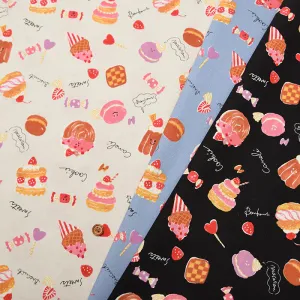 Cotton Oxford Fabric - Sweets