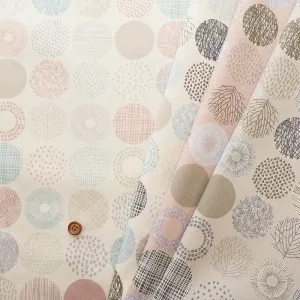 Cotton Oxford Fabric - Tree Circle Mini
