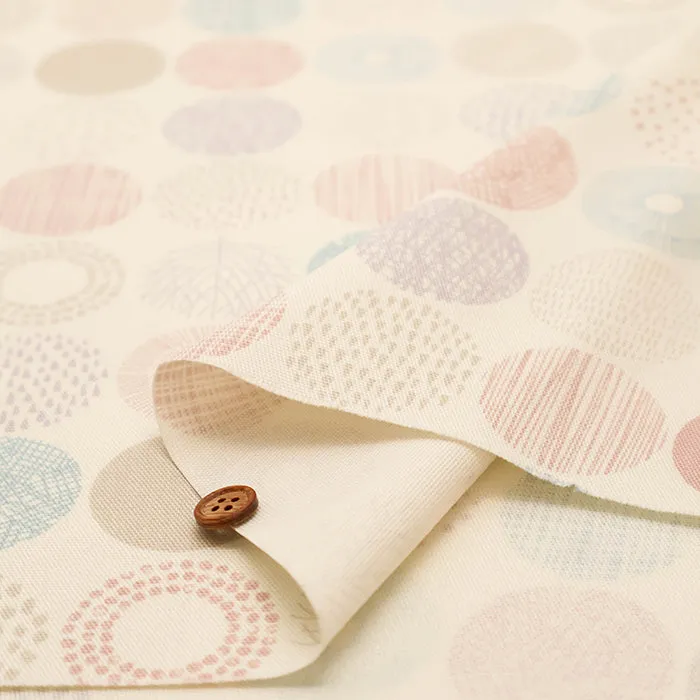 Cotton Oxford Fabric - Tree Circle Mini