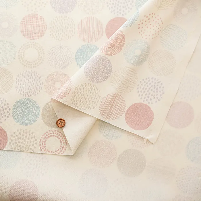 Cotton Oxford Fabric - Tree Circle Mini
