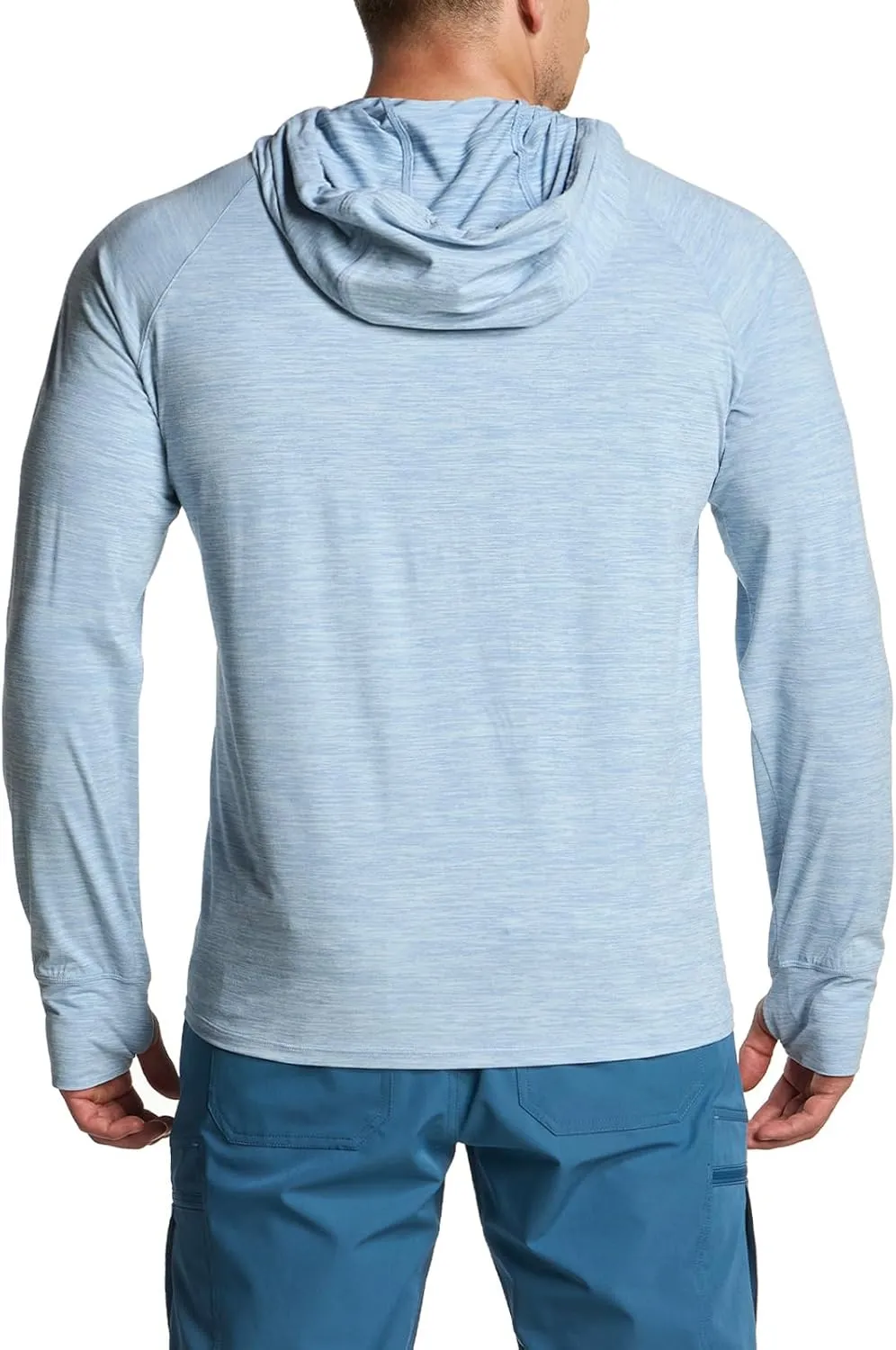 CQR Men's UPF50  Sun Protection Shirts, Quick Dry Long Sleeve Rash Guard, Athletic Running Workout Fishing Cooling Shirts