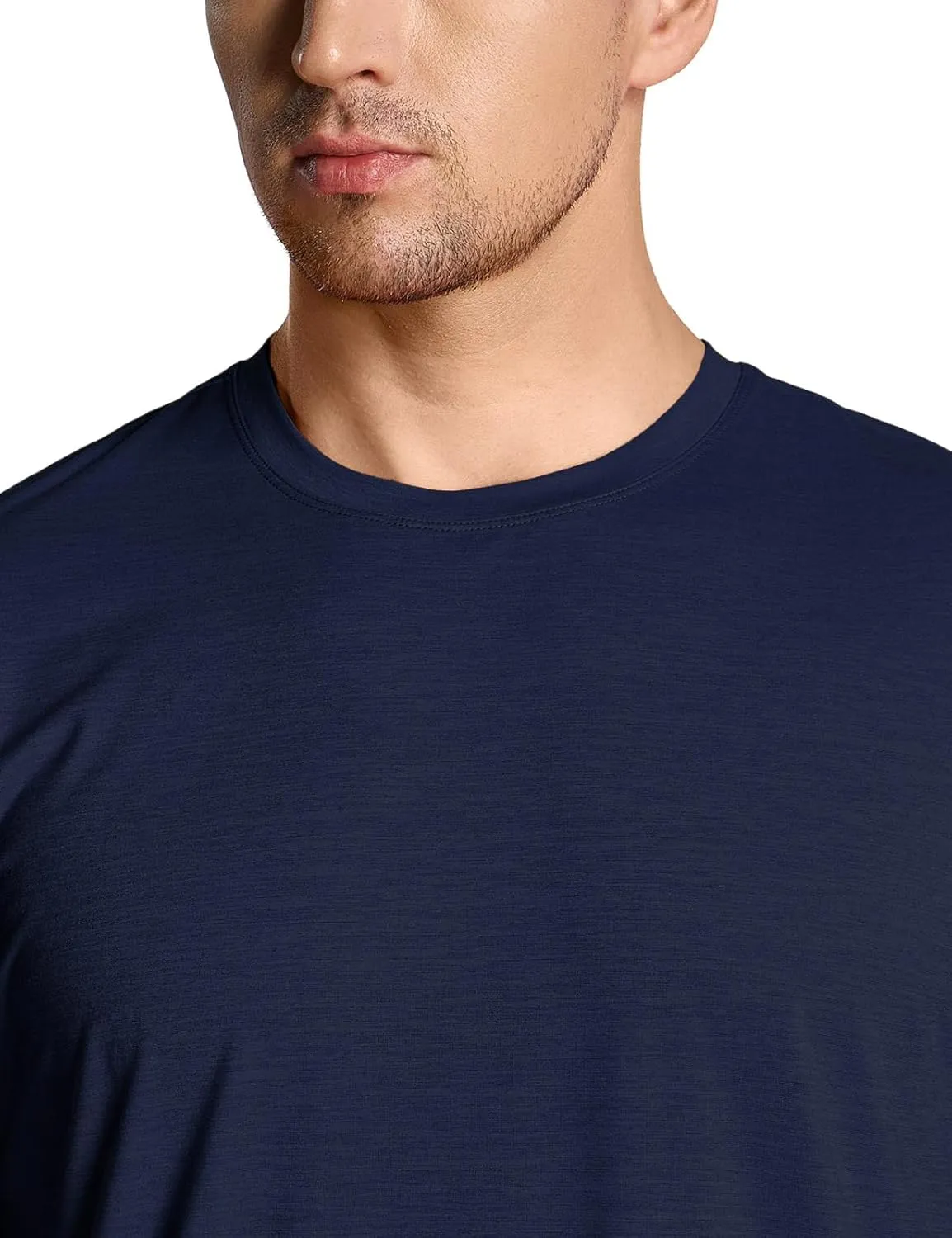 CQR Men's UPF50  Sun Protection Shirts, Quick Dry Long Sleeve Rash Guard, Athletic Running Workout Fishing Cooling Shirts