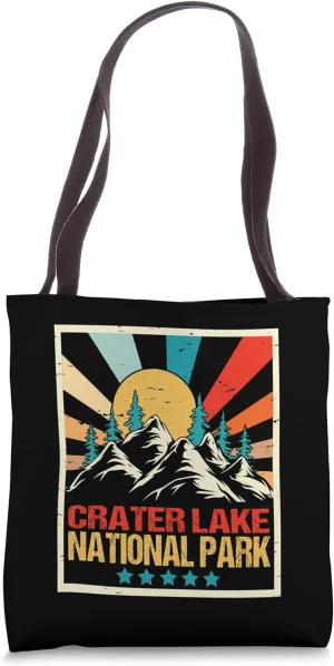Crater Lake National Park Nature Hiking Outdoors Trip Tote Bag