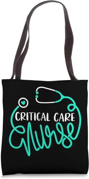 Critical Care Nurse NP Intensive Care Nursing Department RN Tote Bag