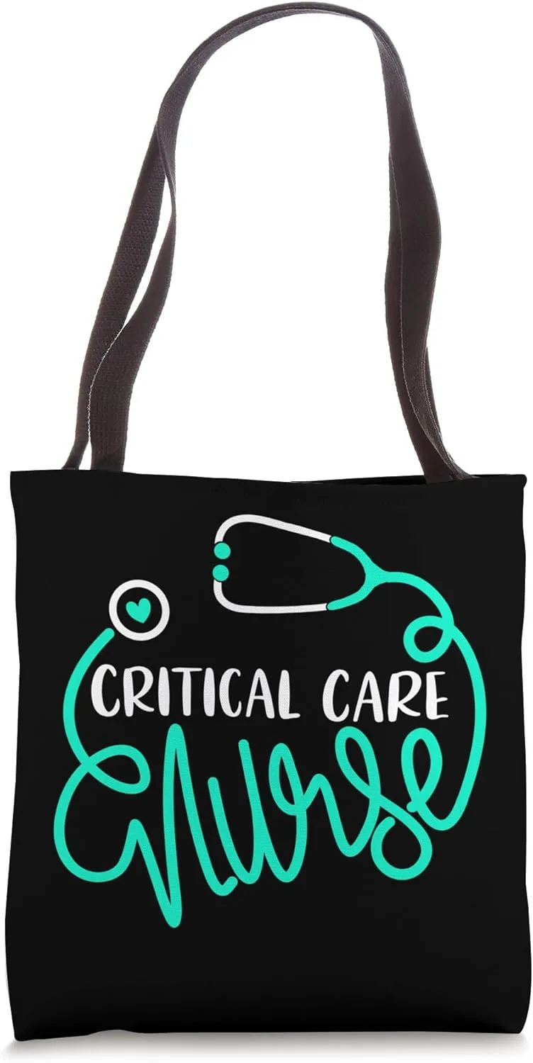 Critical Care Nurse NP Intensive Care Nursing Department RN Tote Bag