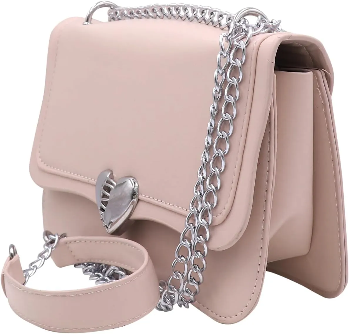 Crossbody Bag for Women Girls Trendy Shoulder Bag Handbags Love Heart Cross Body Purse