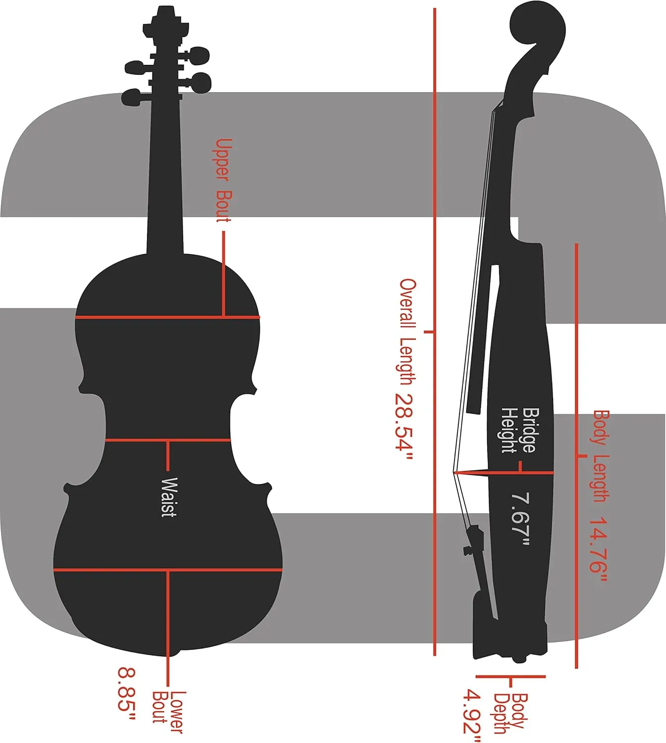 Crossrock Fiberglass Case fits 4/4 Full-Size Violin with Removable Shoulder Straps-Mint Blue (CRF1020VMB)