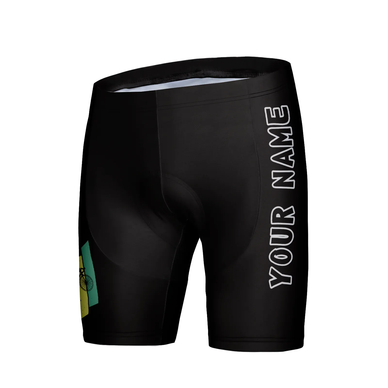 Customized Cycle Colors Unisex Cycling Shorts