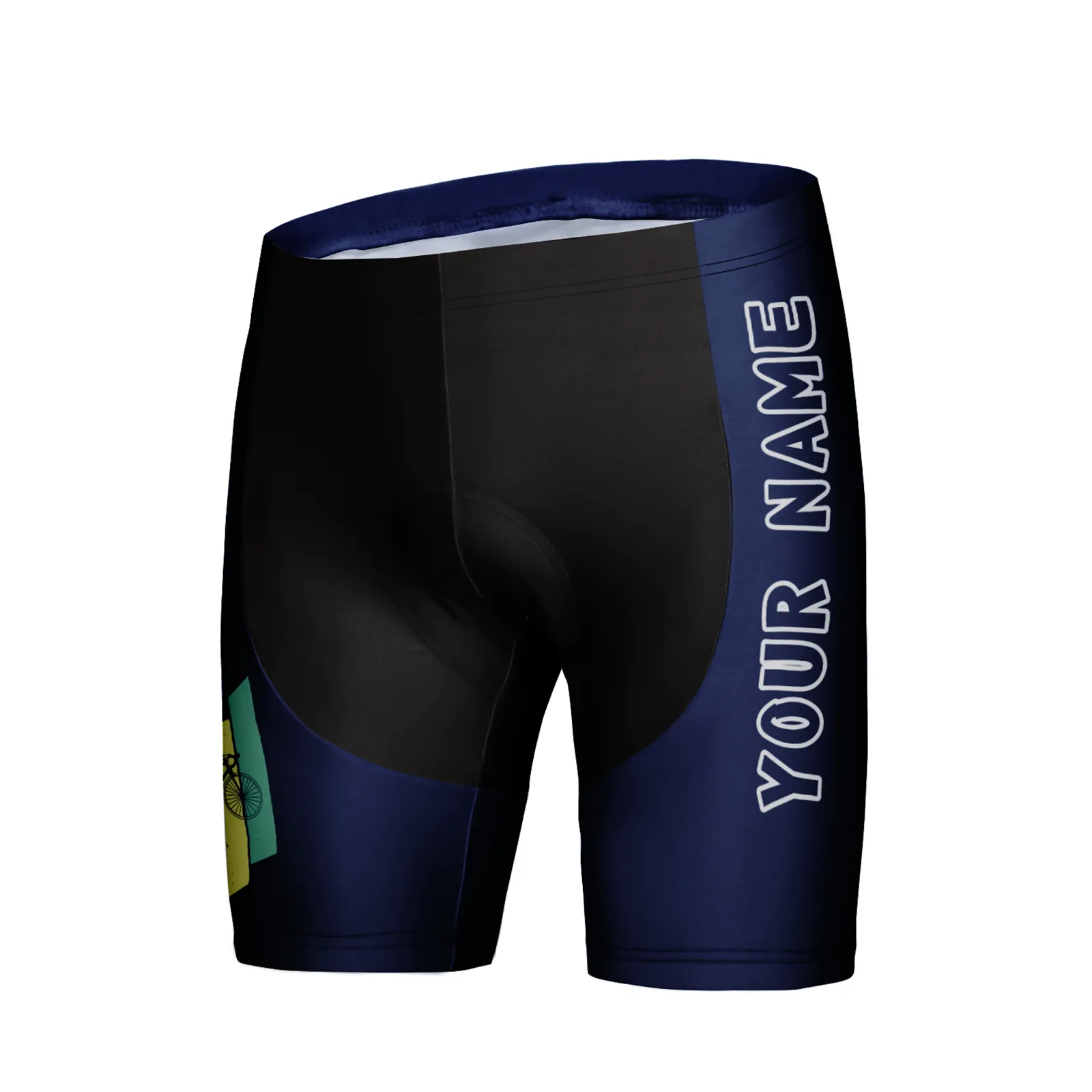 Customized Cycle Colors Unisex Cycling Shorts