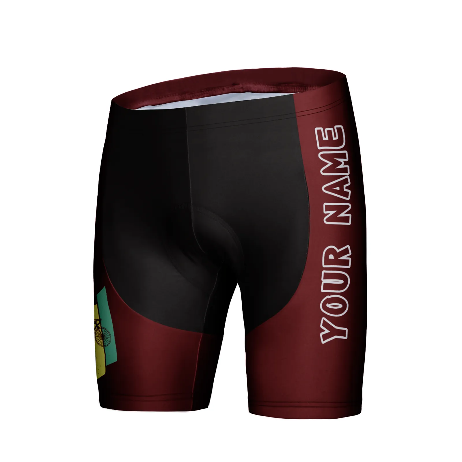 Customized Cycle Colors Unisex Cycling Shorts