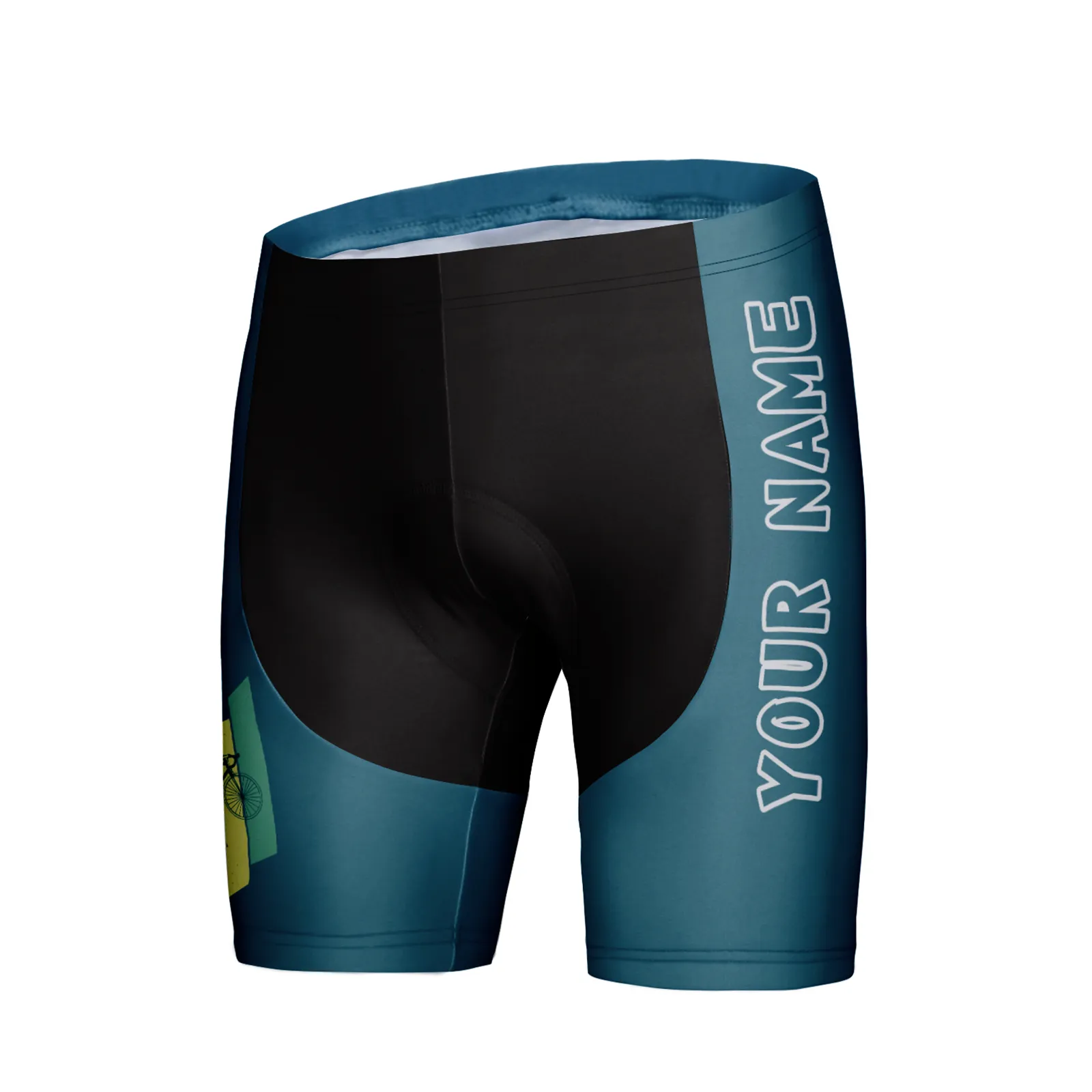 Customized Cycle Colors Unisex Cycling Shorts