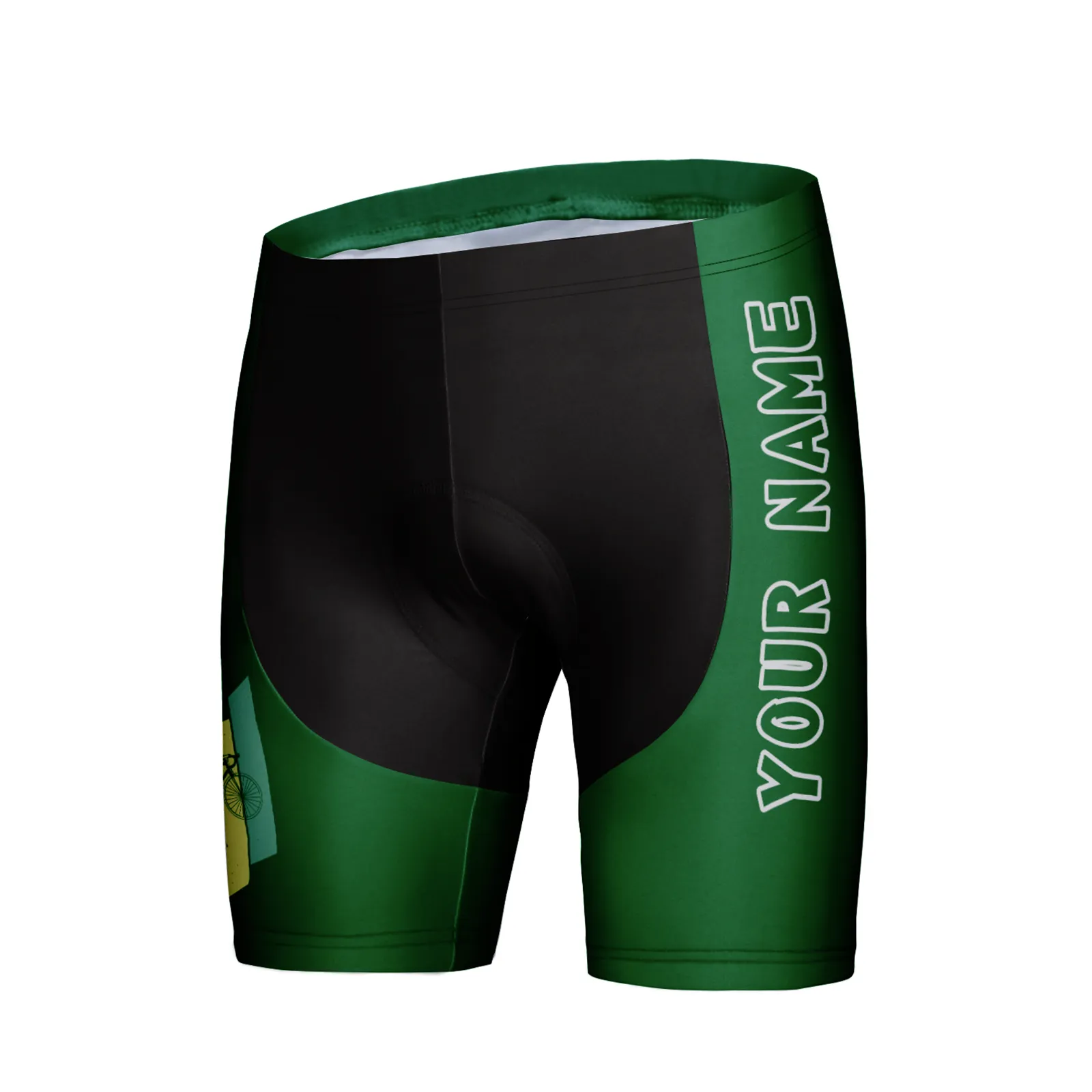 Customized Cycle Colors Unisex Cycling Shorts