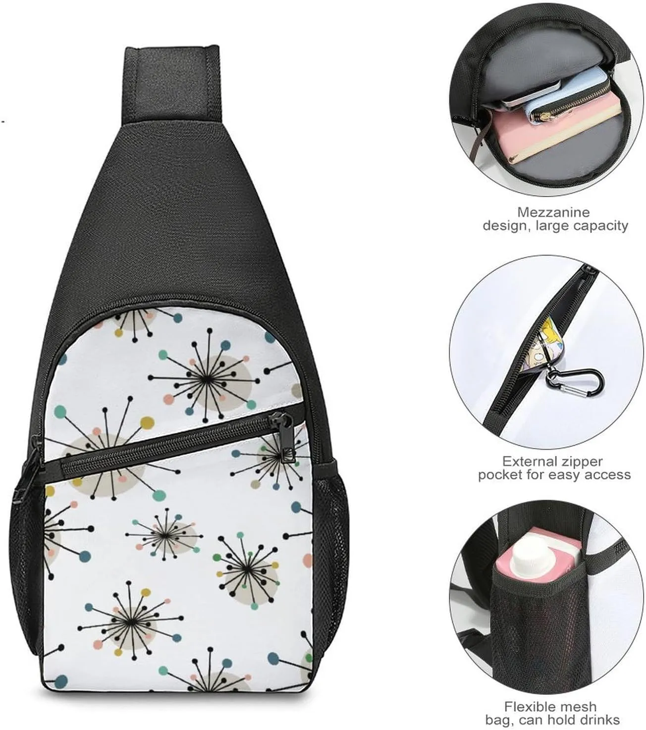 Cute AutismAwareness Simple And Atmospheric Large Capacity Chest Bag