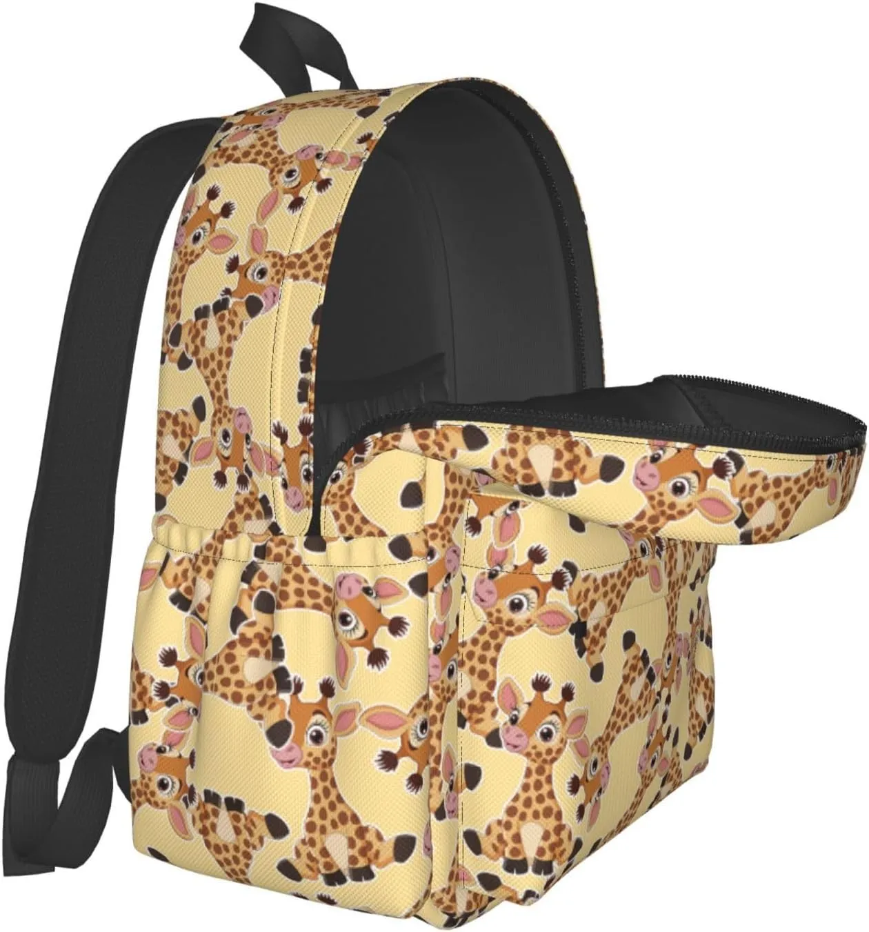 Cute Baby Giraffe Multipurpose School Bag Bookbag for Teenage Boys Girls Daily Backpack