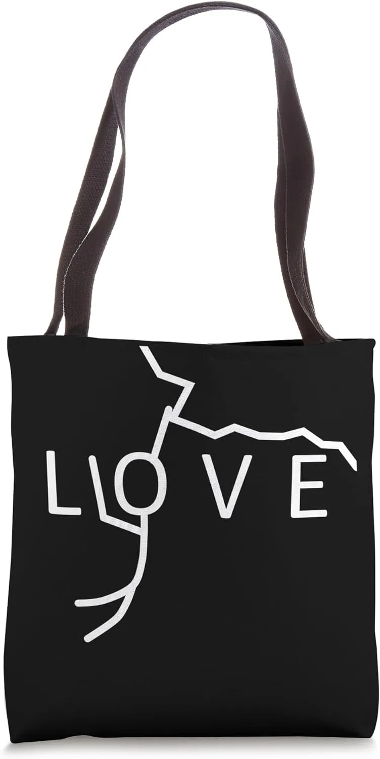 Cute Climb - Scramble Love Tote Bag