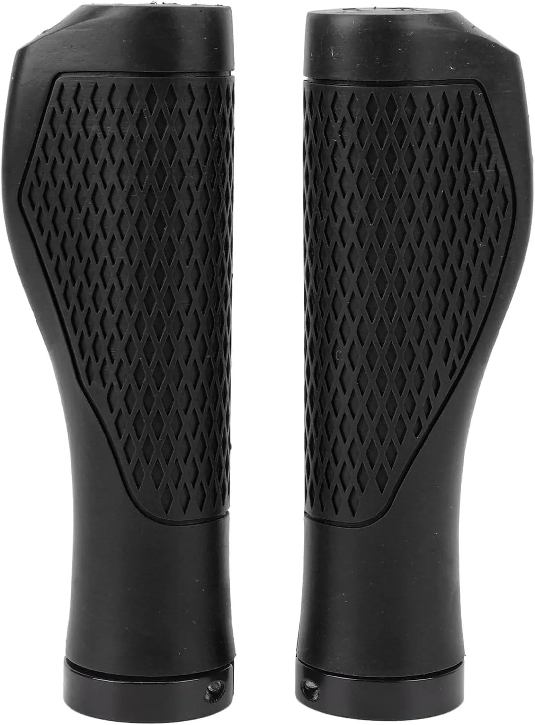 Cycling Handlebar Grips Rubber Anti Slip Shock Absorbing Ergonomic Cycle Locking Handle Grips for Biking
