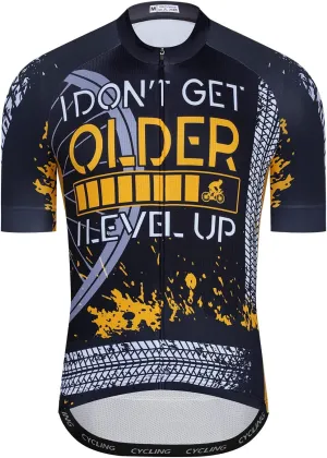Cycling Jersey for Men Bike Biking Shirt Tops Short Sleeve Clothing
