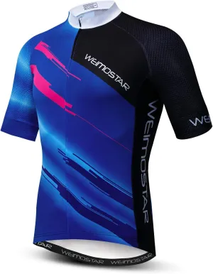 Cycling Jersey for Men Bike Biking Shirt Tops Short Sleeve Clothing