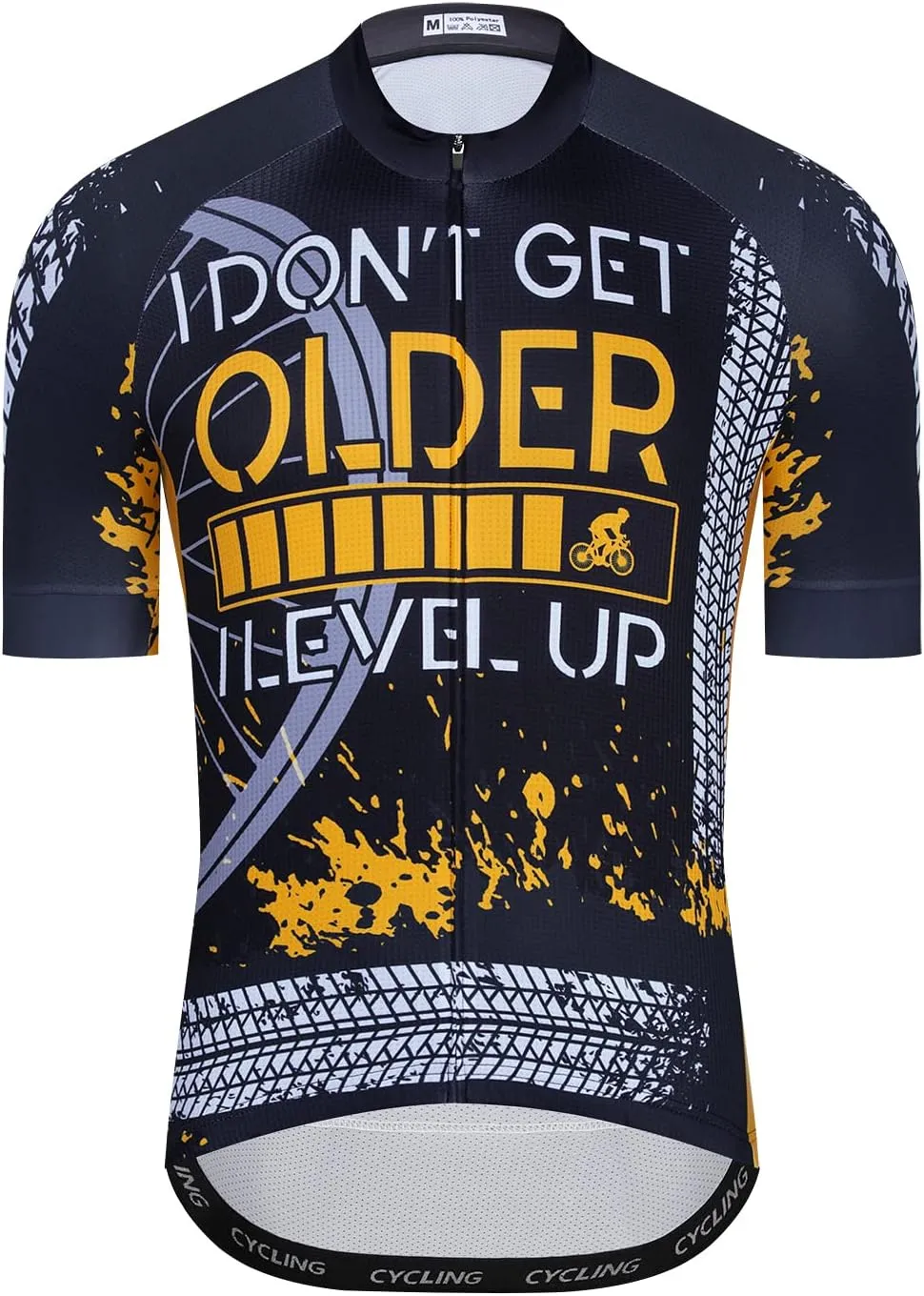 Cycling Jersey for Men Bike Biking Shirt Tops Short Sleeve Clothing