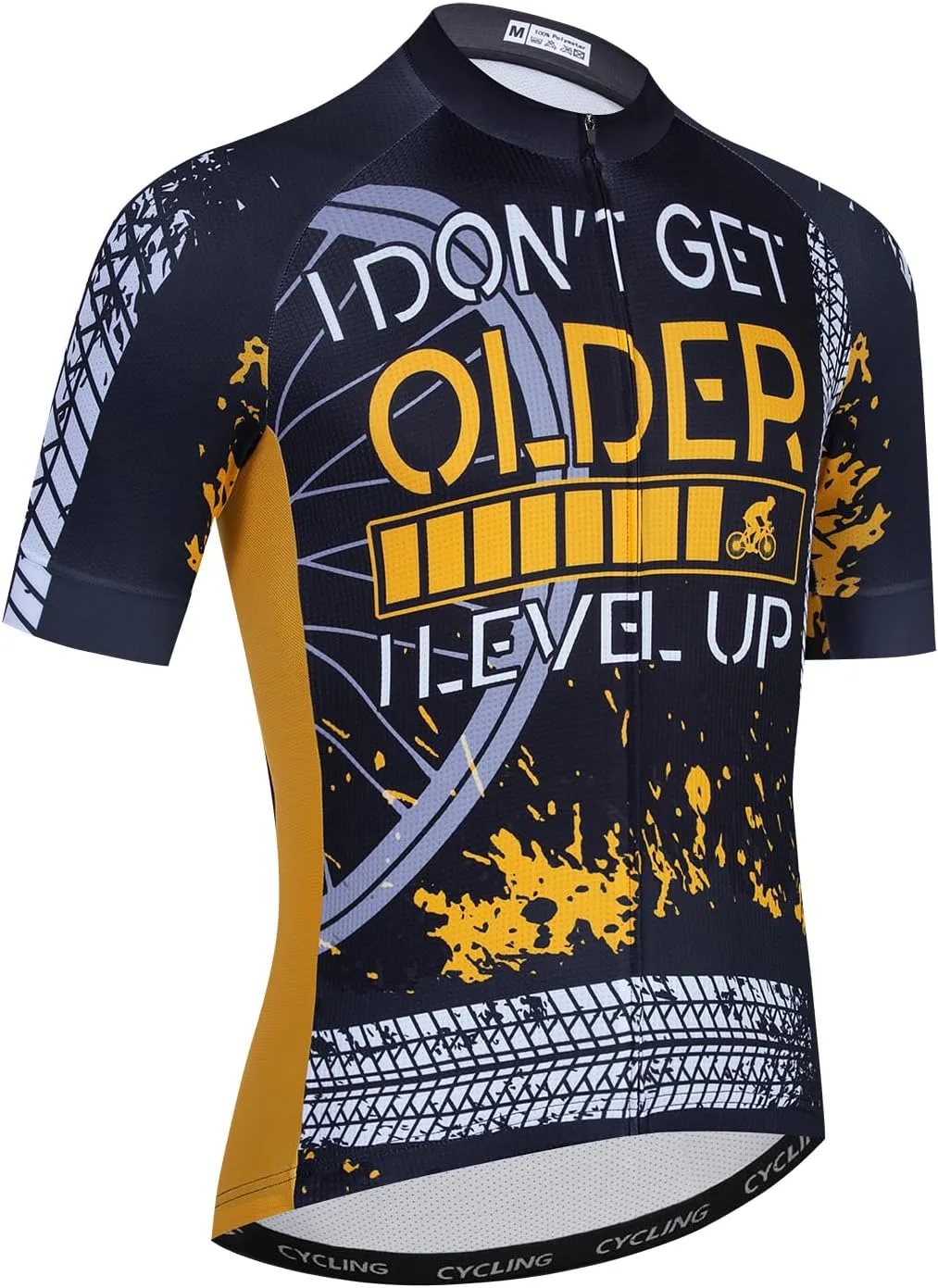 Cycling Jersey for Men Bike Biking Shirt Tops Short Sleeve Clothing