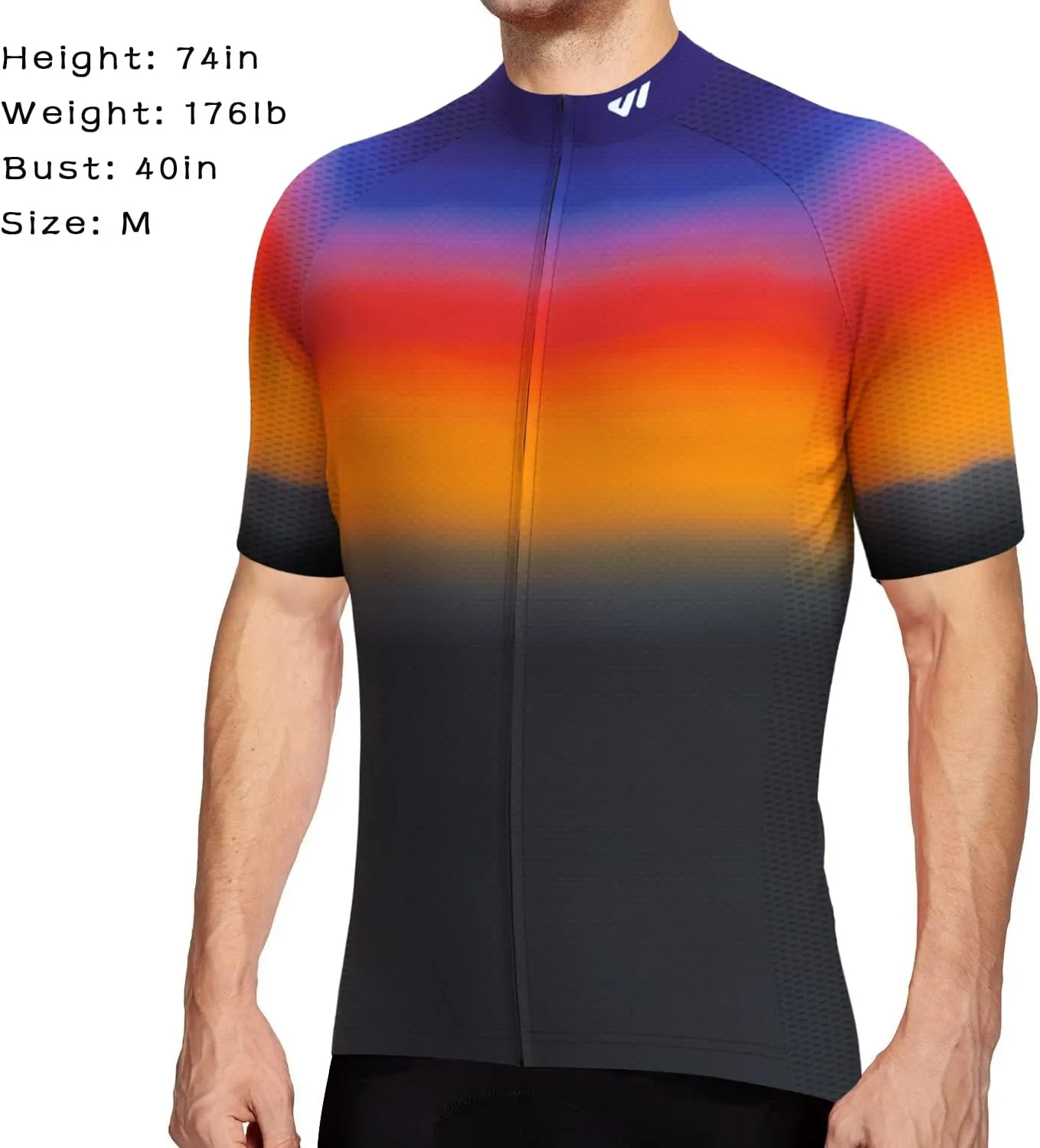 Cycling Jersey Men Short/Long Sleeve Bike Biking Shirts Full Zip with Pockets Road Bicycle Clothes