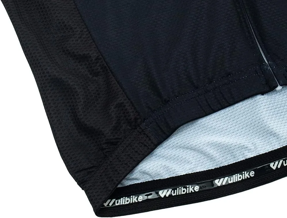 Cycling Jersey Men Short/Long Sleeve Bike Biking Shirts Full Zip with Pockets Road Bicycle Clothes