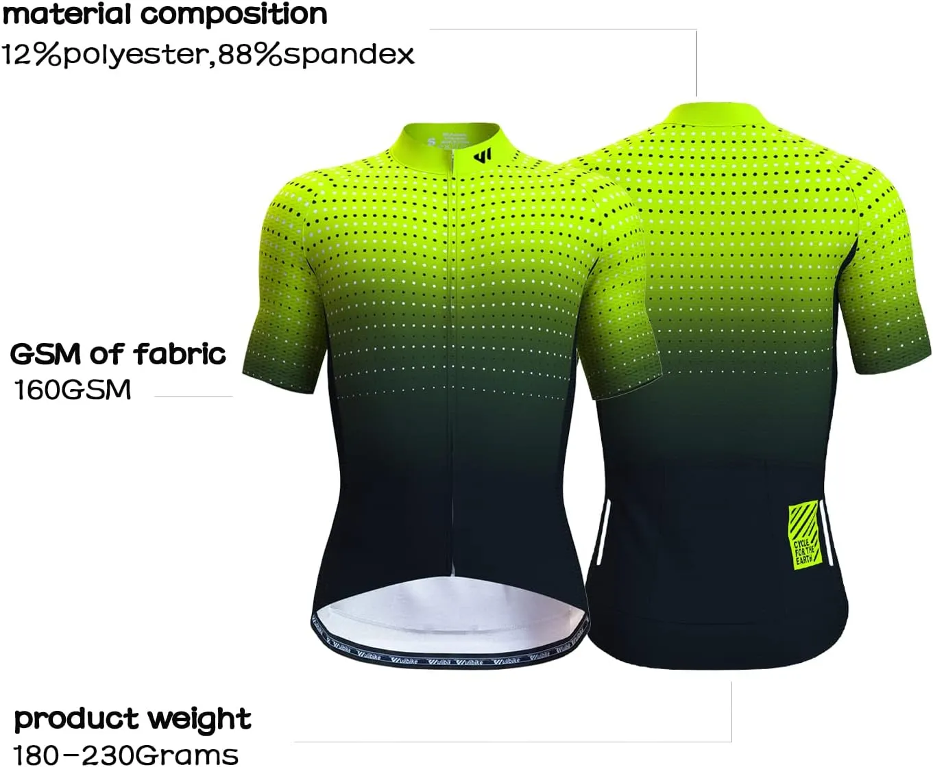 Cycling Jersey Men Short/Long Sleeve Bike Biking Shirts Full Zip with Pockets Road Bicycle Clothes