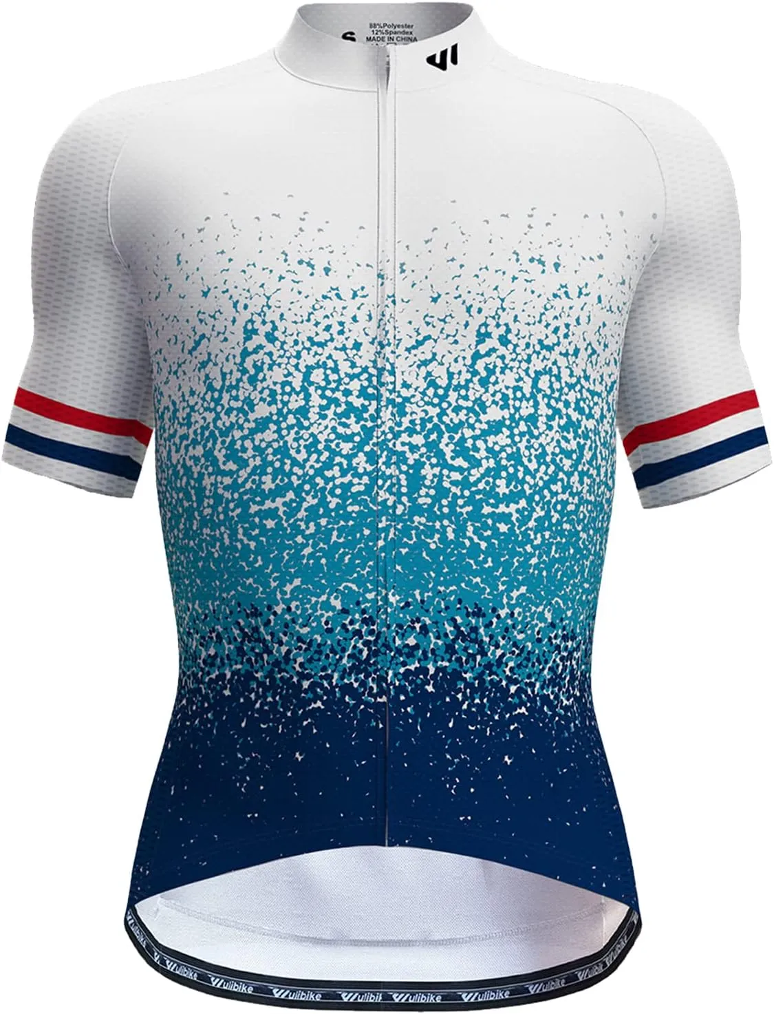 Cycling Jersey Men Short/Long Sleeve Bike Biking Shirts Full Zip with Pockets Road Bicycle Clothes