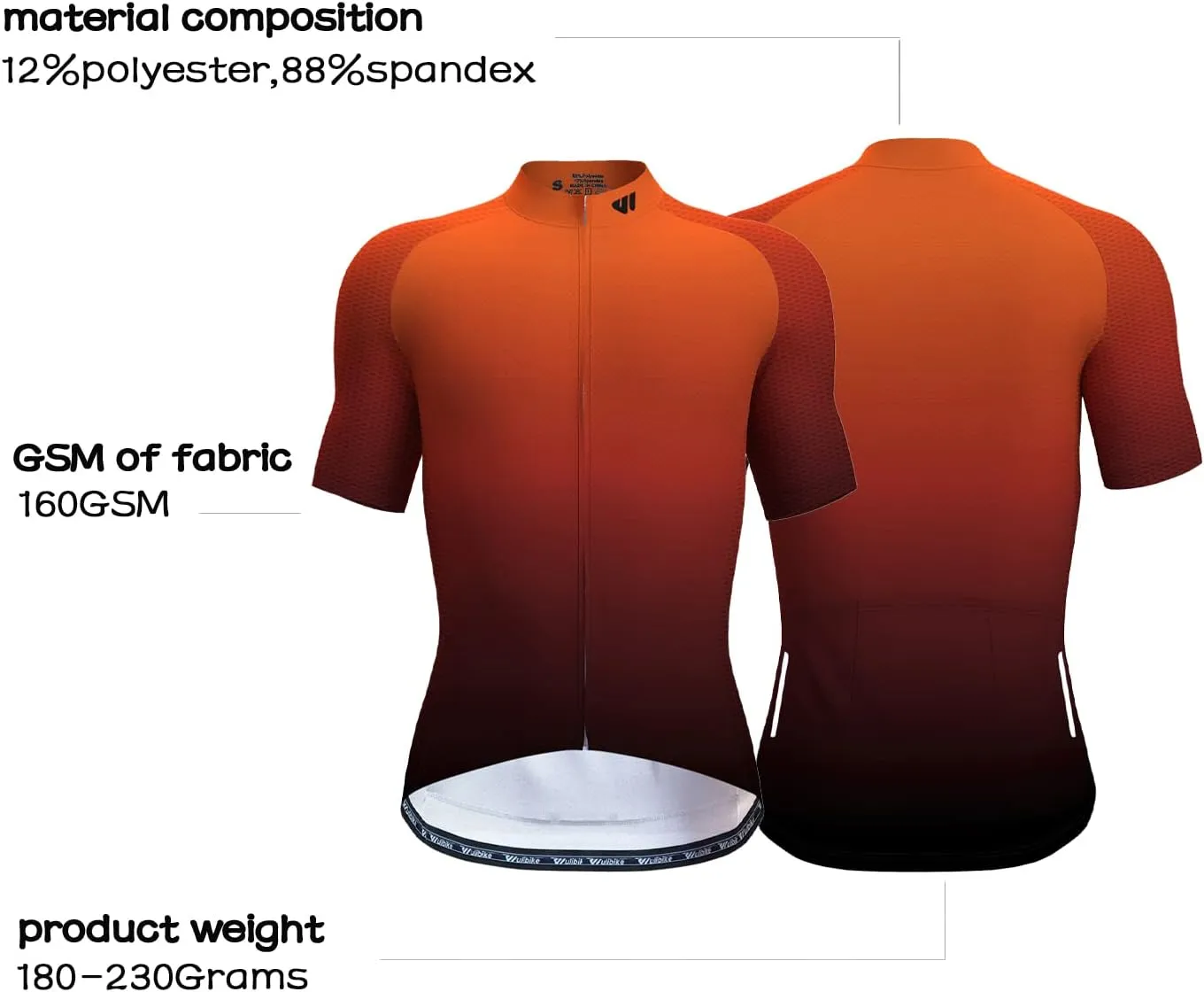 Cycling Jersey Men Short/Long Sleeve Bike Biking Shirts Full Zip with Pockets Road Bicycle Clothes