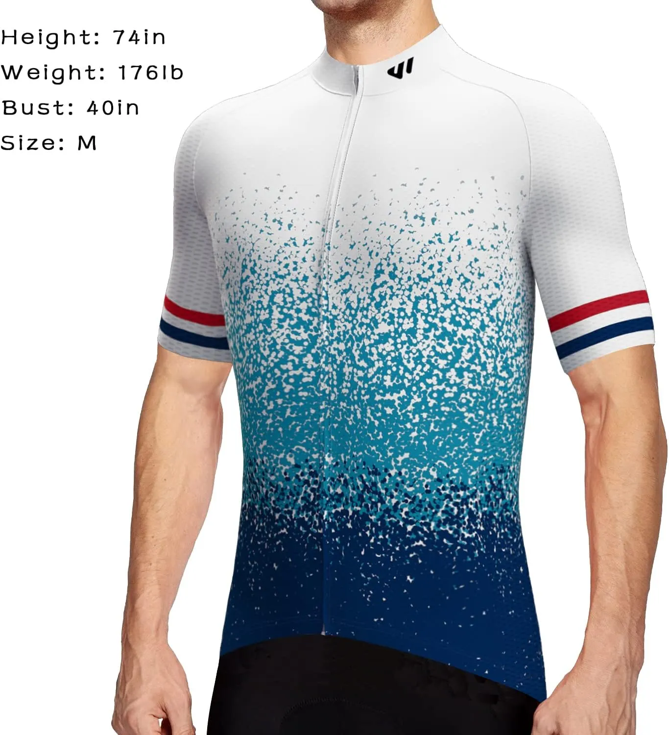 Cycling Jersey Men Short/Long Sleeve Bike Biking Shirts Full Zip with Pockets Road Bicycle Clothes
