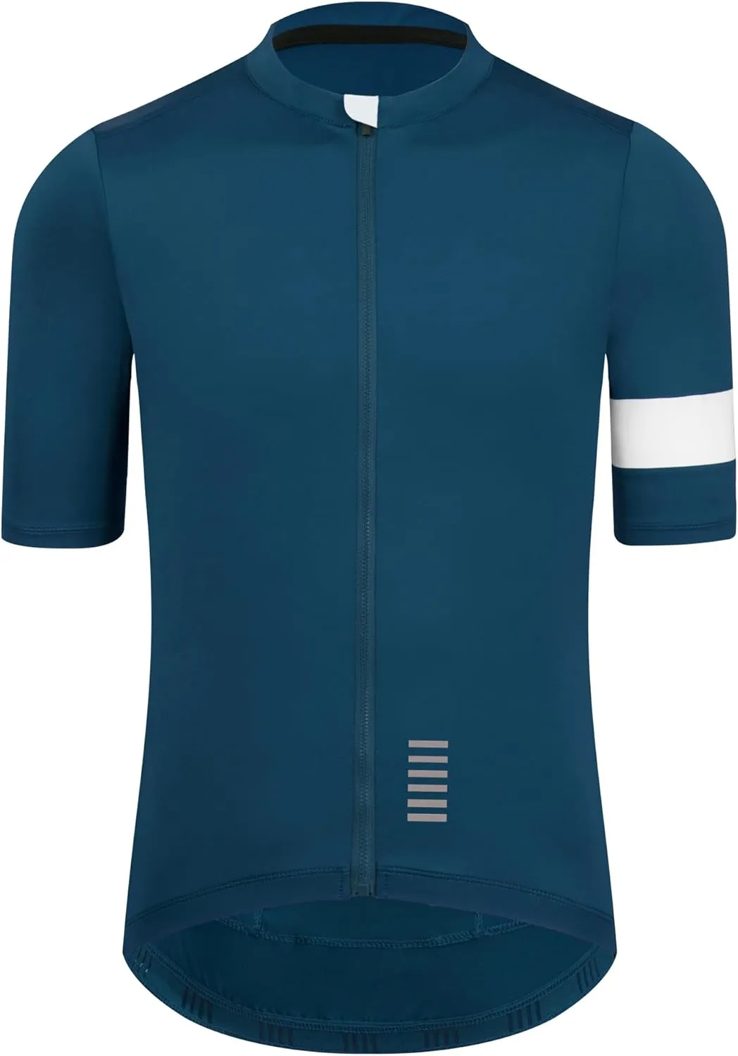 Cycling Jersey Men Zipper Pocket Short Sleeve Lightweight Aero JRace Fit Road Bike Jersey Shirt Cuff Stitching