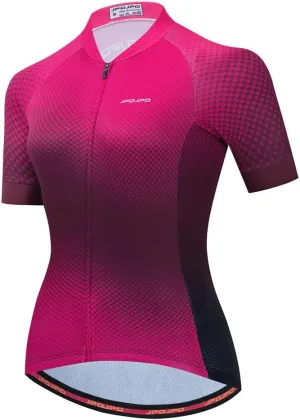 Cycling Jersey Women, Short Sleeve Ladies Bike Shirt Bicycle Clothing for Biking Biker MTB Cyclist Dirt BMX Road Mountain