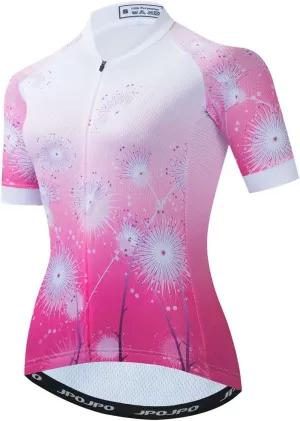 Cycling Jersey Women, Short Sleeve Ladies Bike Shirt Bicycle Clothing for Biking Biker MTB Cyclist Dirt BMX Road Mountain