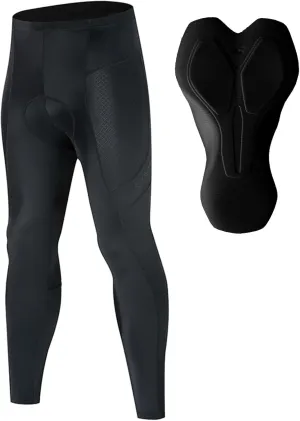 Cycling Pants for Men 4D Padded Cycling Tights UPF 50  Bike Pants for Men Cycling Long Leggings Riding Mountain Road Bicycle