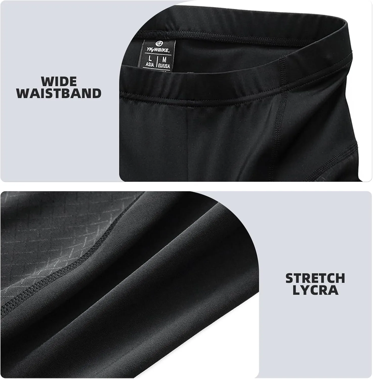 Cycling Pants for Men 4D Padded Cycling Tights UPF 50  Bike Pants for Men Cycling Long Leggings Riding Mountain Road Bicycle