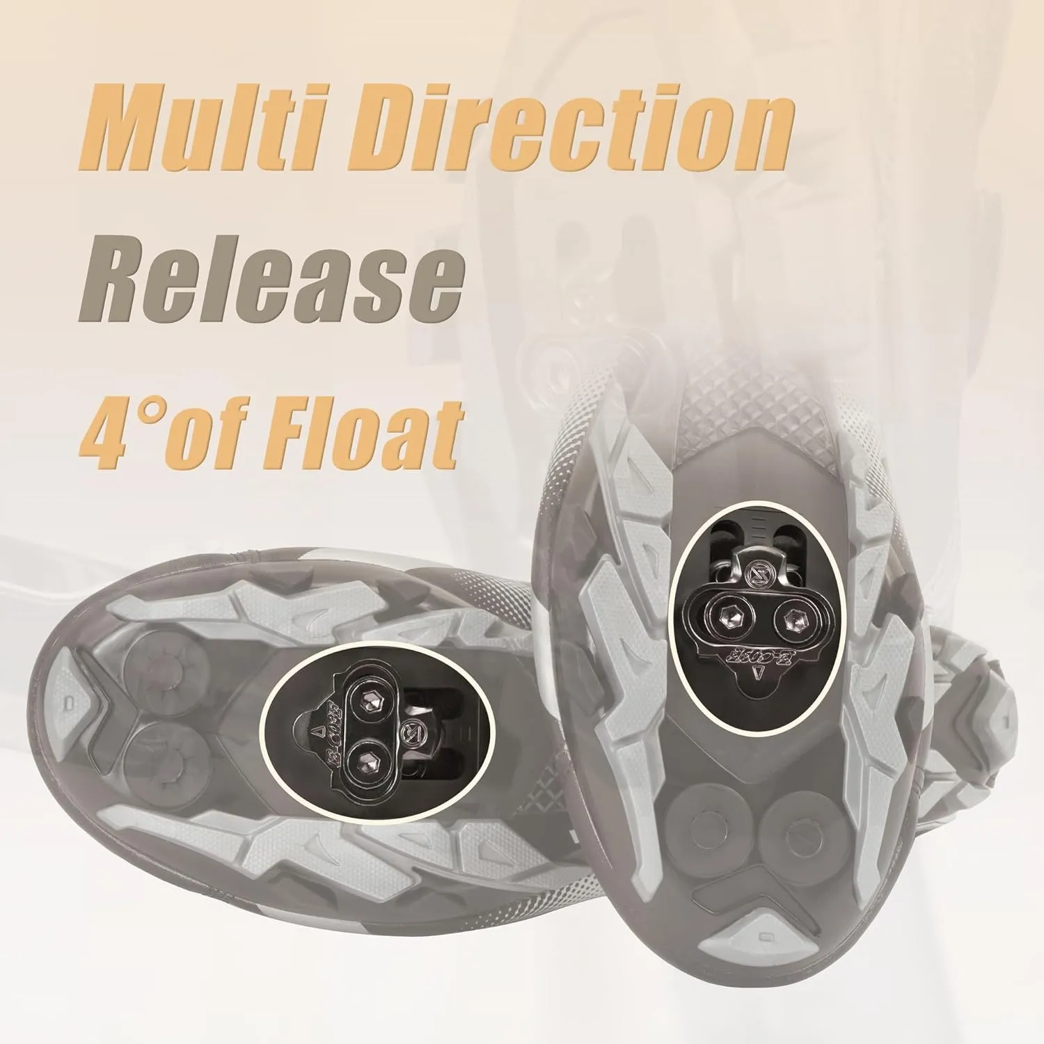 CyclingDeal Bike Cleats Compatible w/Shimano MTB SPD Pedals SM-SH51 & SM-SH56 | Single & Multi Release SPD Cleats for Cycling Shoes for Indoor Cycling Spinning & Plates for Mountain MTB Bicycle Shoes