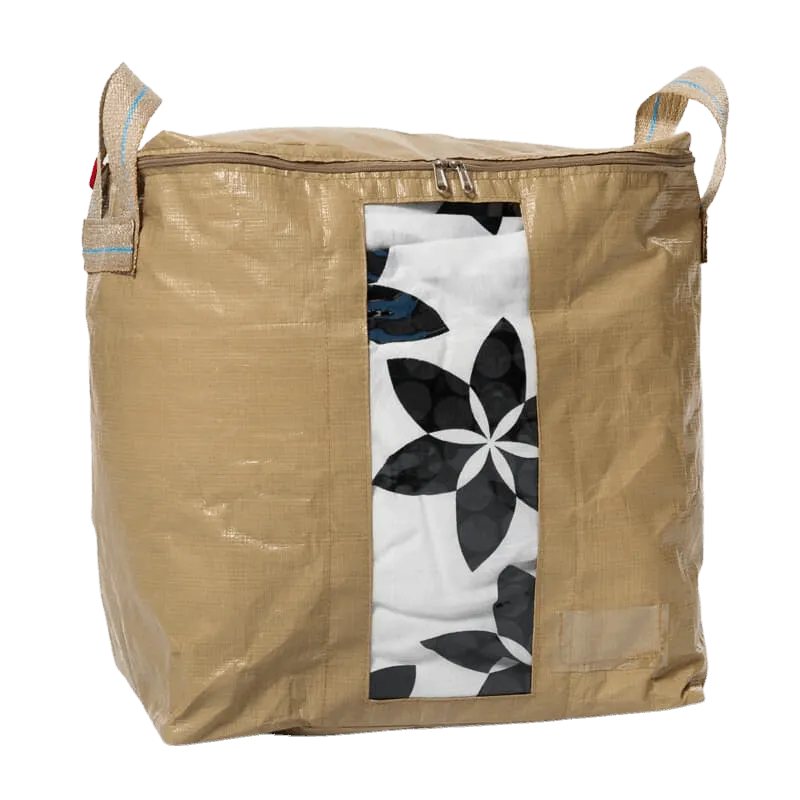 Deep Storage Bag with PVC Front Panel