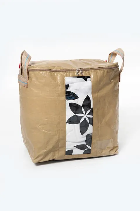 Deep Storage Bag with PVC Front Panel
