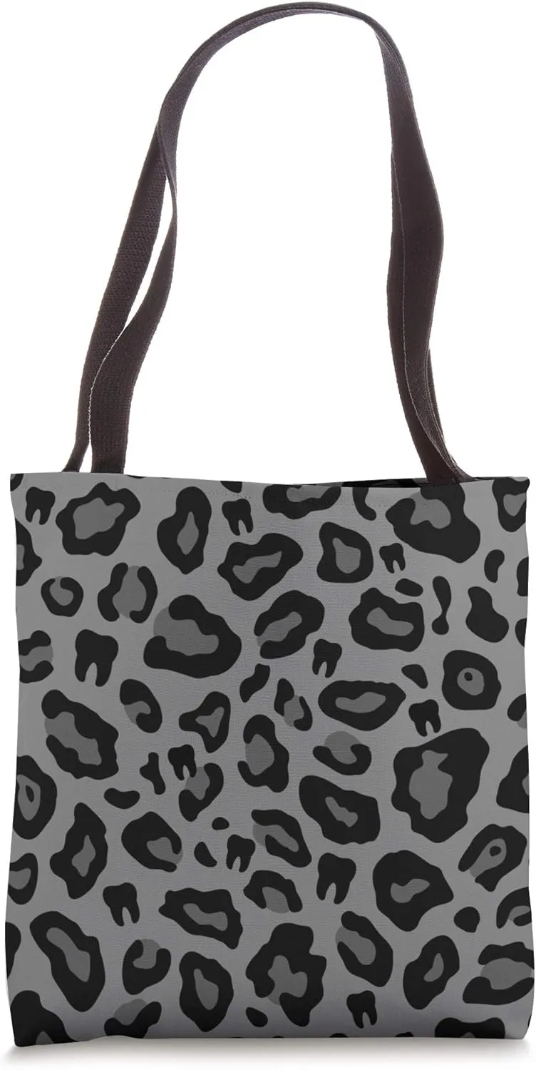 Dental leopard print teeth hygienist dentist assistant RDH Tote Bag