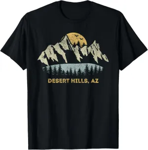 Desert Hills Arizona Mountain Sunset Sunrise AZ T-Shirt