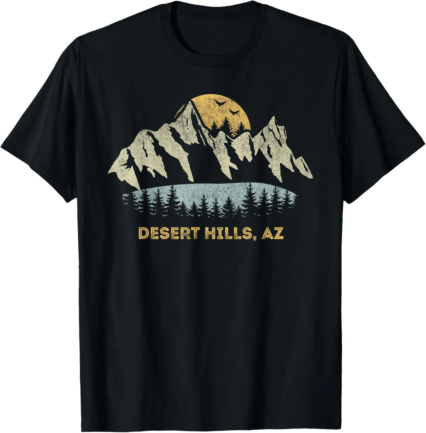 Desert Hills Arizona Mountain Sunset Sunrise AZ T-Shirt