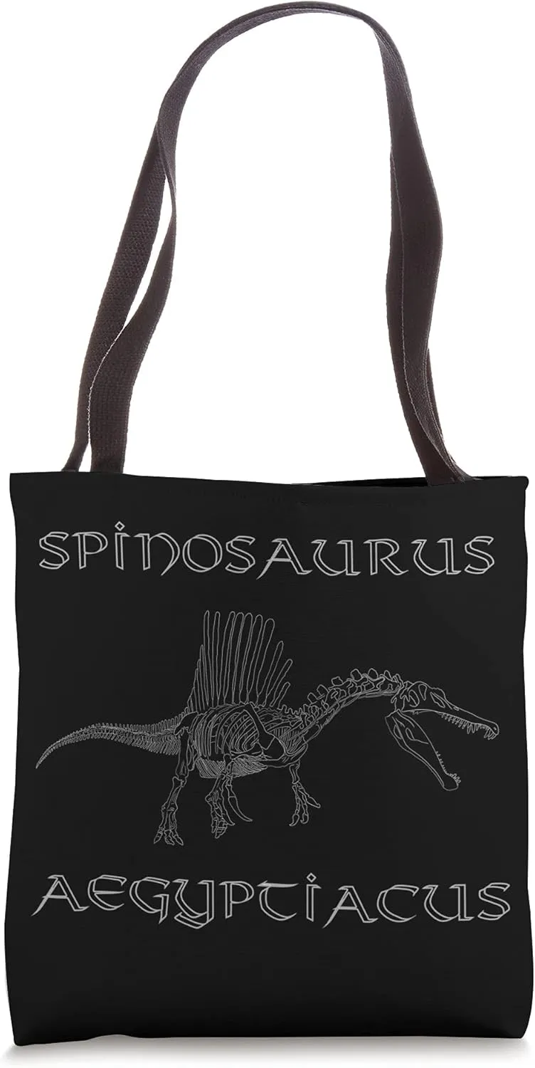 Dinosaur Spinosaurus Aegyptiacus Fossils Prehistoric Tote Bag