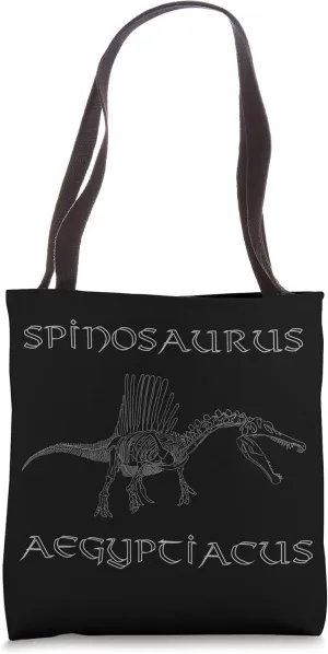 Dinosaur Spinosaurus Aegyptiacus Fossils Prehistoric Tote Bag