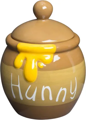 Disney SAN2883 Winnie the Pooh Honey Pot Canister Storage Container, Candy Container, Height 5.3 inches (13.5 cm), Winnie the Pooh Goods, Miscellaneous Goods, Interior, Tableware