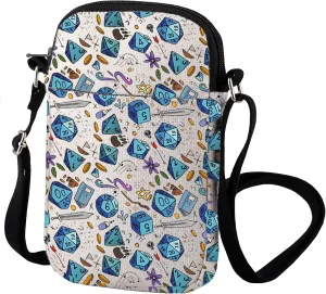 DnD Crossbody Bag Dungeon Lover Gift Gamer Gift Roleplaying Game Shoulder Bag