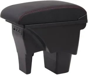 Double Layer Rechargeable USB Armrest Box for Suzuki for Vitra Punch-Free Central Storage Box Car Interior Armrest